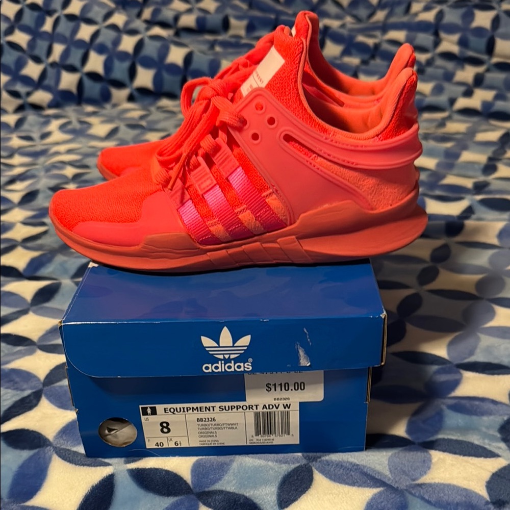 Adidas Red Equipment Support ADV Sneakers